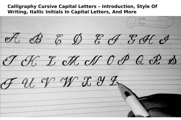 Calligraphy Cursive Capital Letters