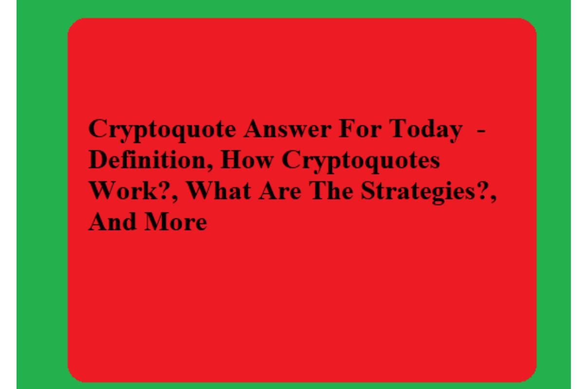crypto quote today