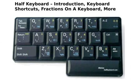 half Keyboard